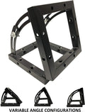 Variable Angle Adjustment Square Black Bolt Trussing 8"x8" Truss Corner 90 Degree