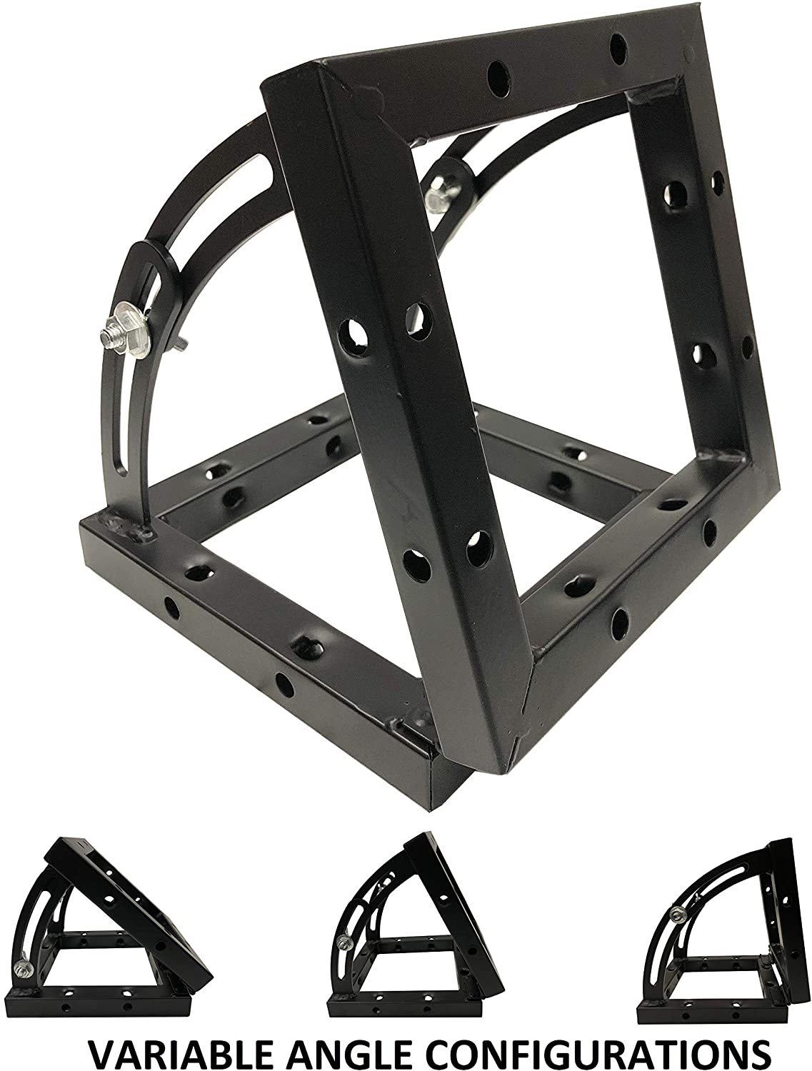 Variable Angle Adjustment Square Black Bolt Trussing 8"x8" Truss Corner 90 Degree