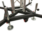 Industrial Strength Heavy Duty Rolling Truss Base+Four 68" Outrigger Support Bar