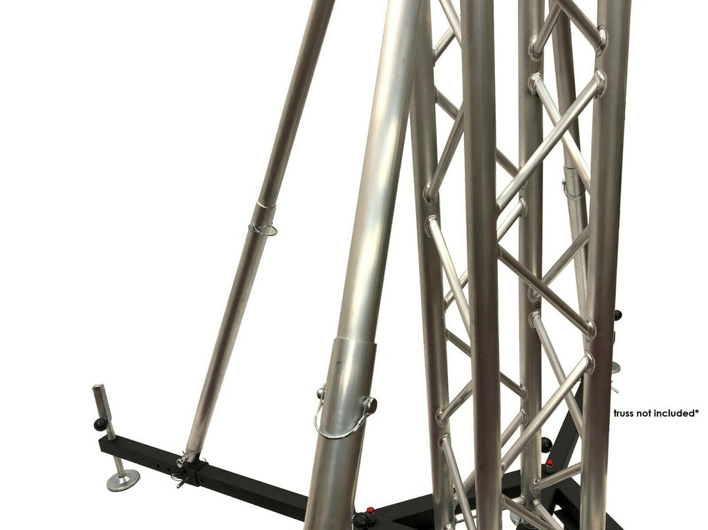 Industrial Strength Heavy Duty Rolling Truss Base+Four 68" Outrigger Support Bar