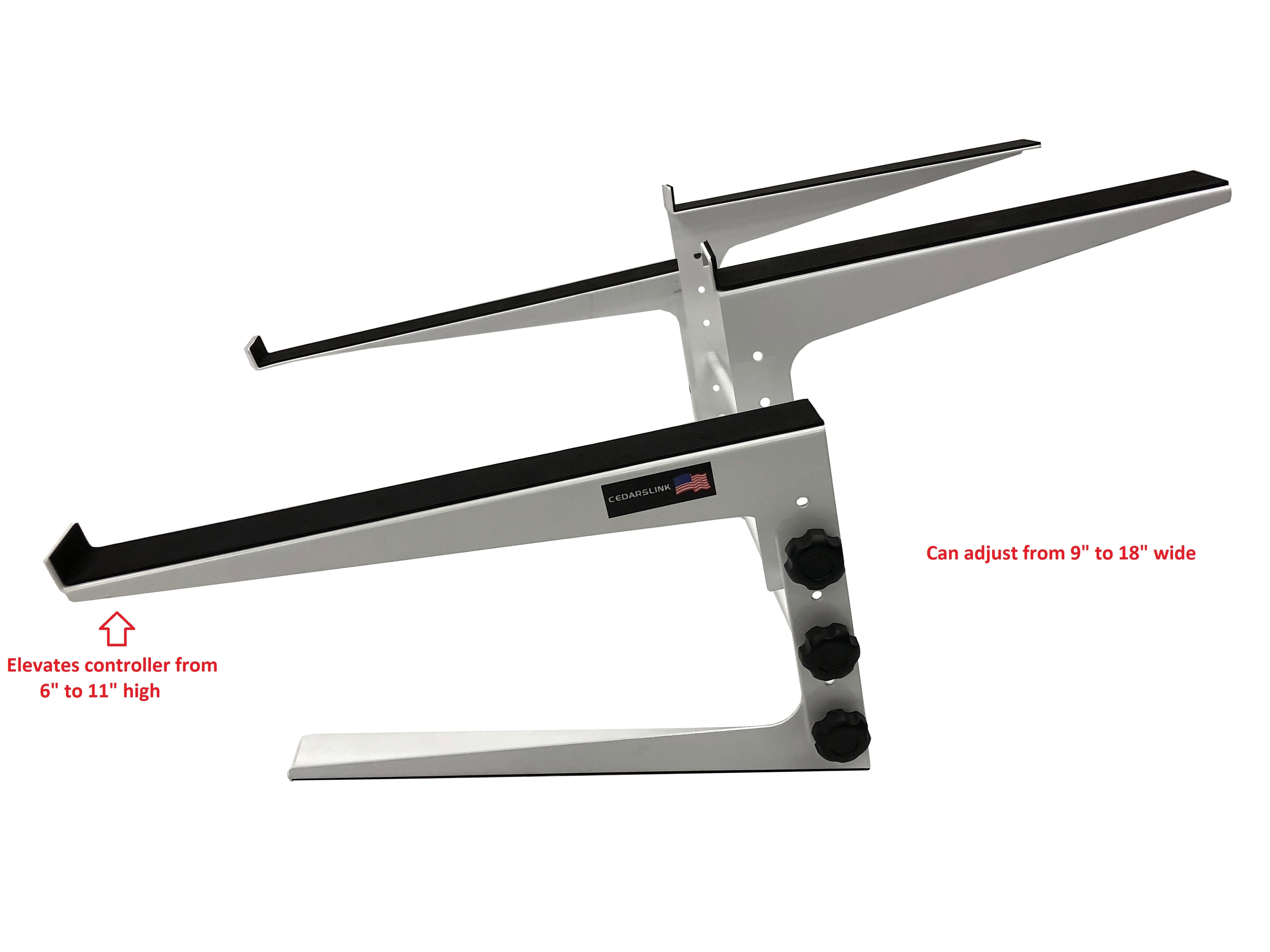 LK-Z17W Heavy Duty Studio Controller and Laptop L Stand