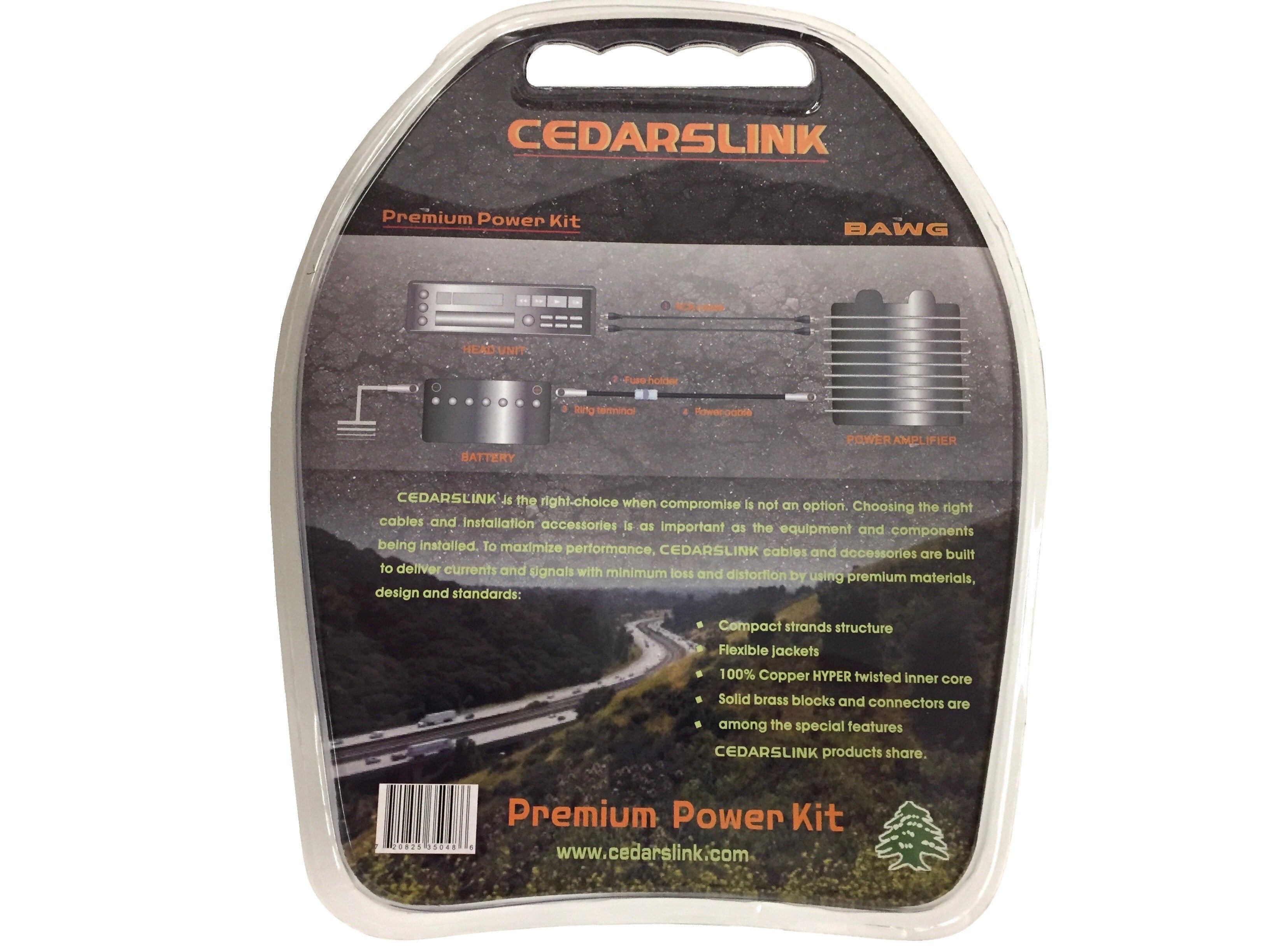 CDL-4500 High Quality 8 AWG Amplifier Installation Kit