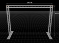 Aluminum Bolted Truss Arch 14.5ft Wide 10.5ft High Portable DJ Lighting System