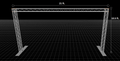 Aluminum Bolted Truss Arch 21ft Wide 10.5ft High Portable DJ Lighting System