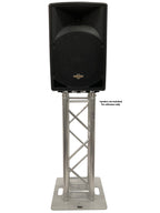 DJ Lighting Aluminum Truss Light Weight 1 Meter 3.28 ft Totem System Moving Head Includes Aluminum Mount For Speakers+Perfect For Lights