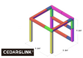 9.84 ft. x 9.84 ft. x 9.84 ft. Exhibition Module Trade show Booth Black Box Truss Display System Package