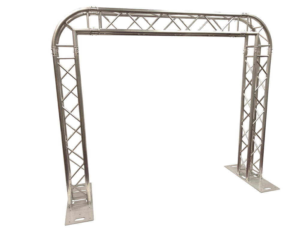 Complete 9.75 ft. Square Aluminum Truss Goal Post Lighting System For DJ Lights Speakers