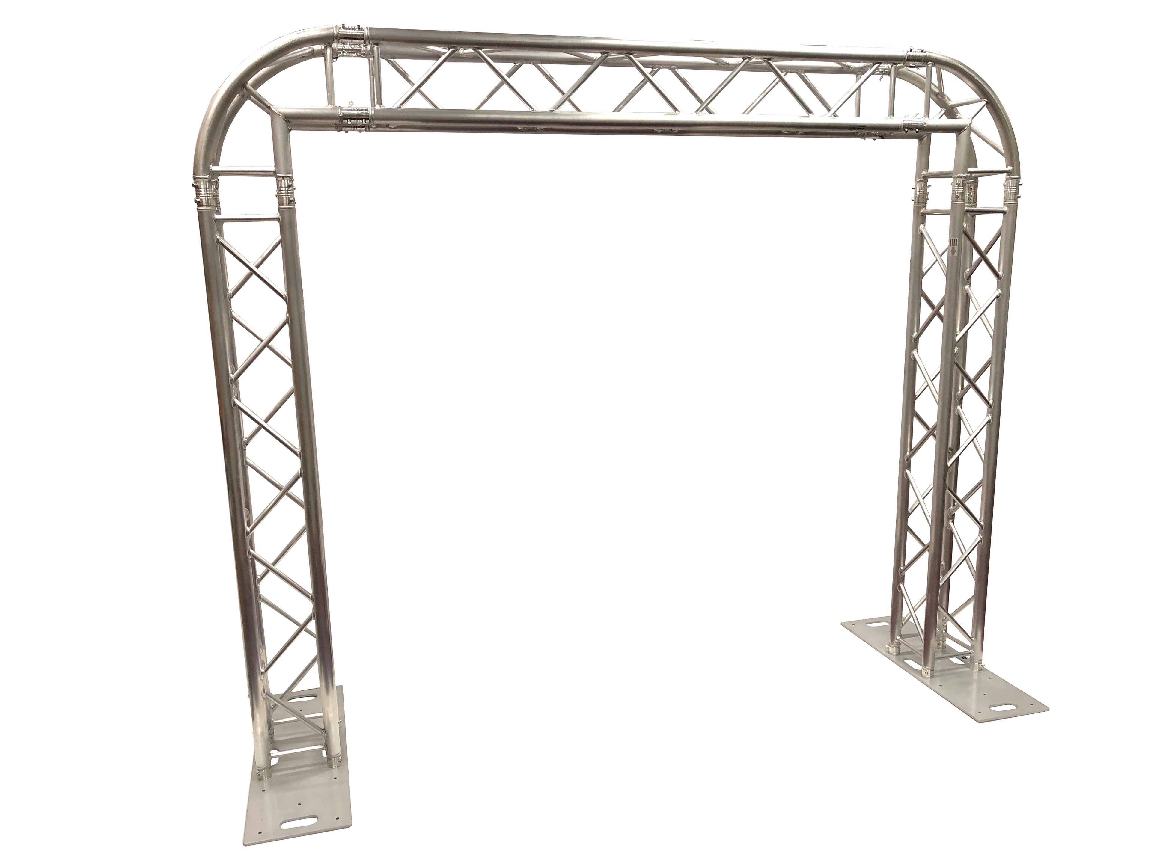 Complete 9.75 ft. Square Aluminum Truss Goal Post Lighting System For DJ Lights Speakers
