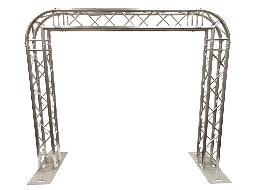 Complete 9.75 ft. Square Aluminum Truss Goal Post Lighting System For DJ Lights Speakers