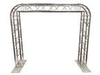 Complete 9.75 ft. Square Aluminum Truss Goal Post Lighting System For DJ Lights Speakers