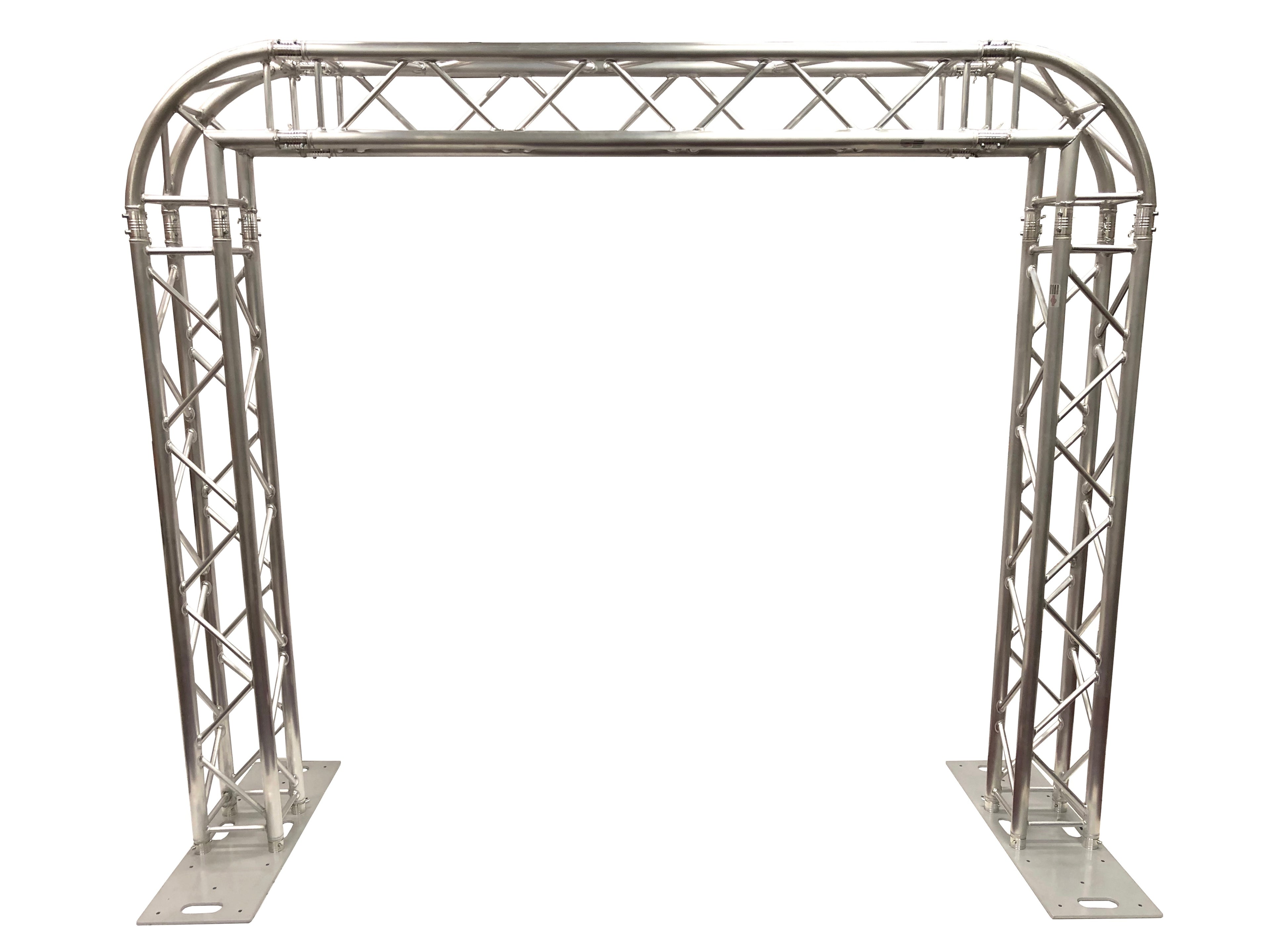 Complete 9.75 ft. Square Aluminum Truss Goal Post Lighting System For DJ Lights Speakers