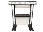 BEAST-5 DJ Event Facade White/Black Scrims Triangle Truss Booth Complete Arch System