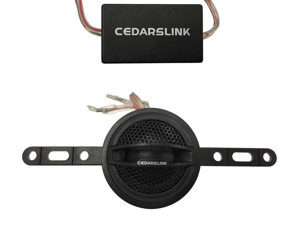 MK-1T 1" Automotive Silk Dome Tweeter Component System Pair