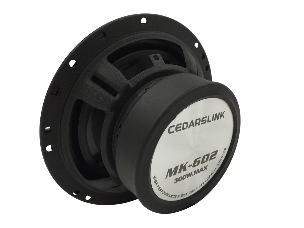 MK-602 4 OHM 6.5" 2-Way Coaxial Speaker System Pair