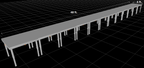 12 ft. x 16 ft. Heavy Duty Aluminum Concert Stage Riser Complete Staging System (192 sq. ft.)