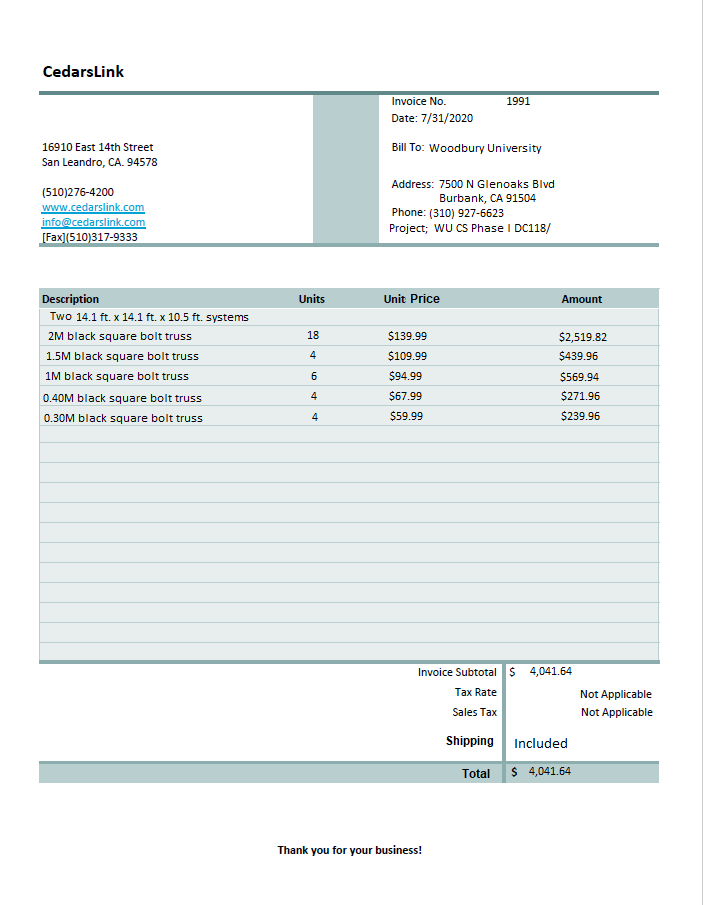 Woodbury University System