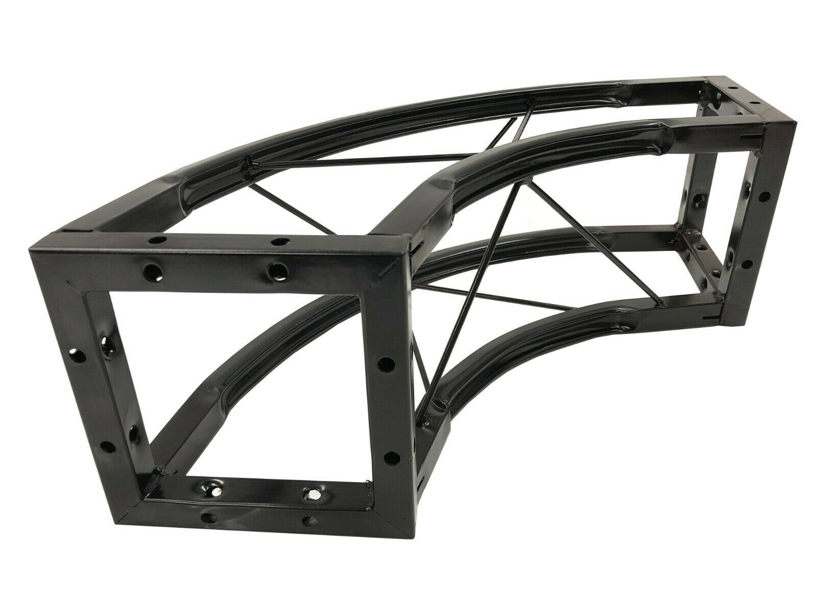 LK-C1 20" Corner Square 8"x8" Black Trussing Box Truss Section Bolt