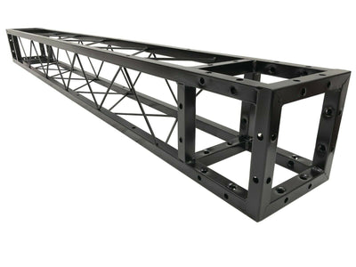 LK-20200 2 Meter 6.56 ft. Square 8"x8" Black Trussing Box Truss Section Bolted