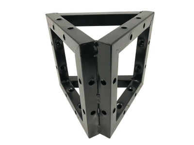 Cedarslink 3-Way Triangle For Square Black Bolt Trussing 8"x8" Truss Corner