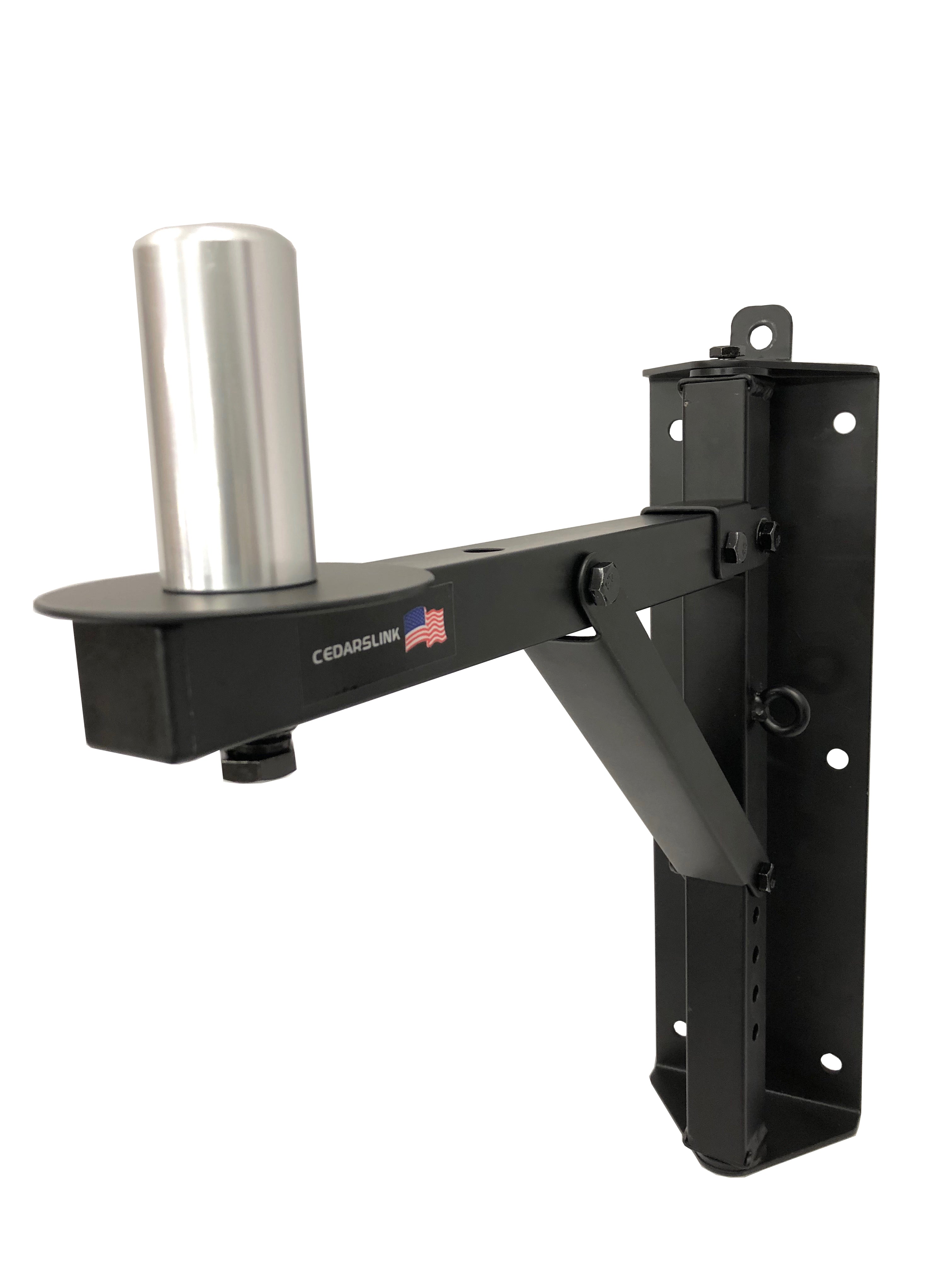 Two (2) LK-RSD Swivel Speaker Wall Mounts For Pro Audio DJ PA Adjustable Angles. Aluminum Peg Mount! Over 200 LB. Capacity!