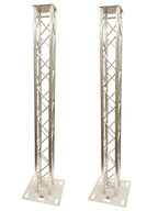 (RENTAL) (2) 9.84 ft DJ Lighting Aluminum Truss Light Weight Dual Totem System Moving Head