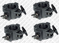 Four (4) O CLAMPs - DJ & Stage Lighting Heavy Duty Mounting O Clamps for Stand and Truss