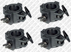 Four (4) O CLAMPs - DJ & Stage Lighting Heavy Duty Mounting O Clamps for Stand and Truss