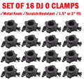 Sixteen (16) O CLAMPs - DJ & Stage Lighting Heavy Duty Mounting O Clamps for Stand and Truss