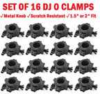 Sixteen (16) O CLAMPs - DJ & Stage Lighting Heavy Duty Mounting O Clamps for Stand and Truss
