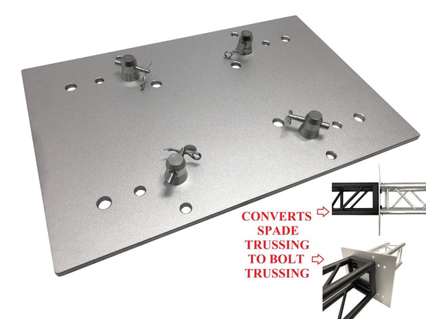 23.75"x15.75" Base Plate/Top For F34 Trussing/Converts Spade Truss to Bolt Truss