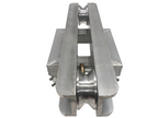(2) 12” Square Box Truss Sleeves+(2) Metal Wheel Ground Support Top Sections F34
