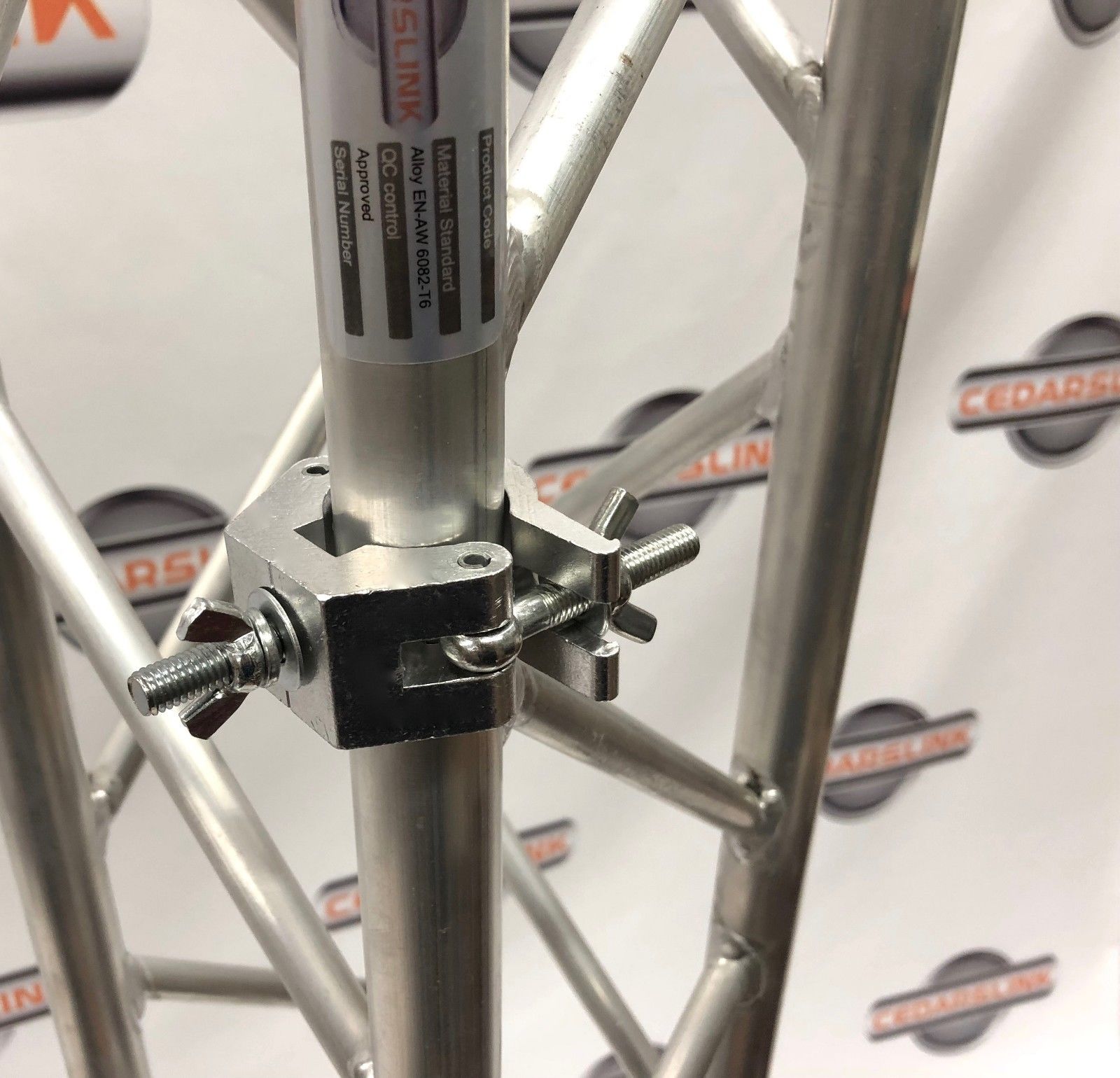 Cedarslink LK-CN8 Aluminum DJ O-Clamp 360 Degree Wrap Around 1.25" LK-SAT Truss Clamps