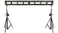 13 ft. Span Black Bolted 300mm x 300mm Aluminum Truss Two 14ft. Crank Up Stands