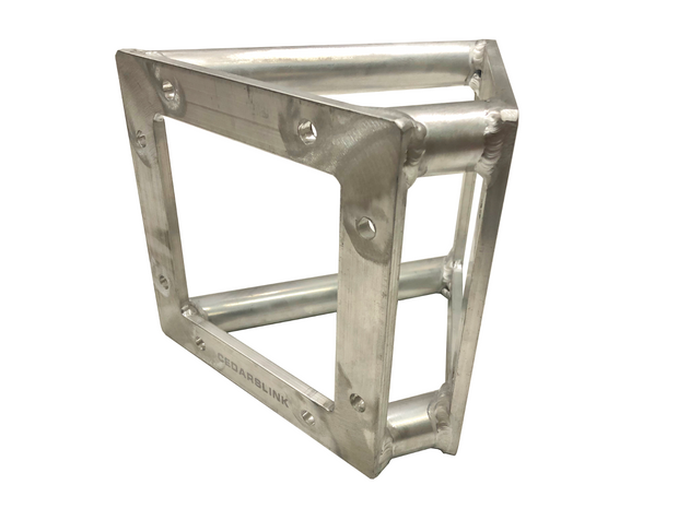 LK-60A - 60 Degree Bolt Corner For DJ Light Stand 8"X8" Square Trussing With 1.25" Tubing