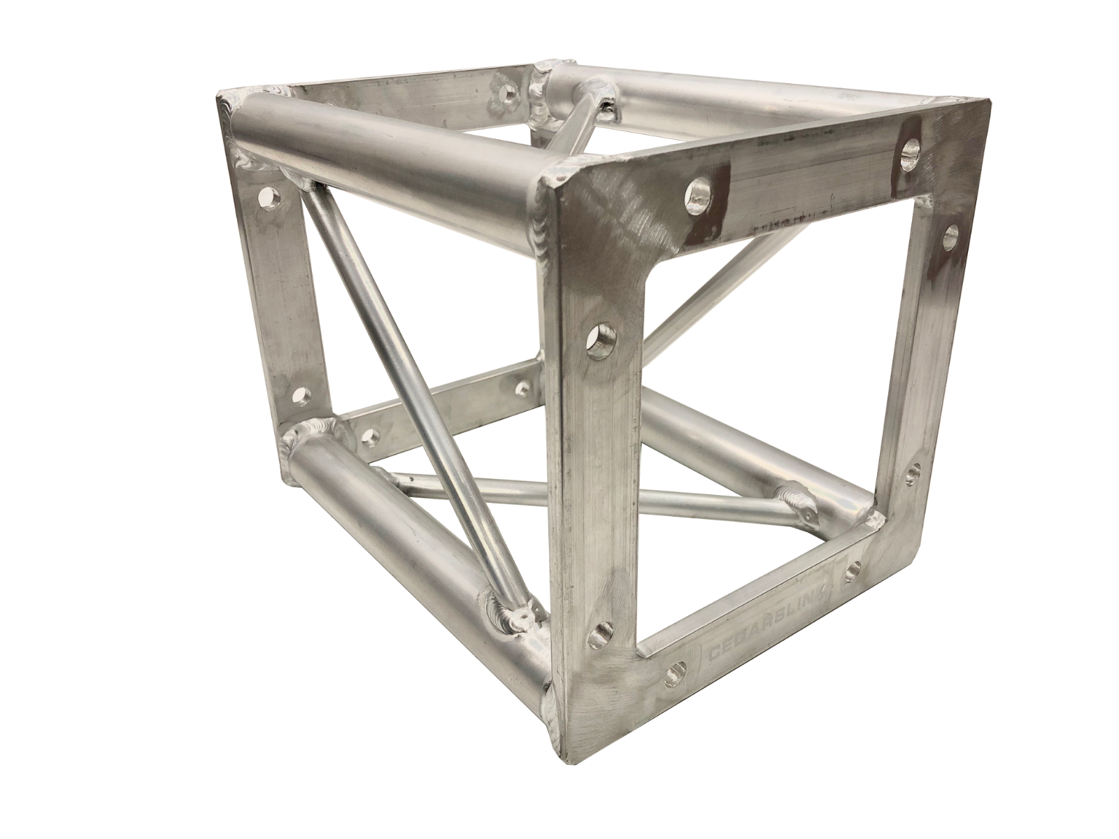 0.82 ft. (0.25M) Square Aluminum 8"x8" Bolted Type Trussing Segment Section STA-B.25
