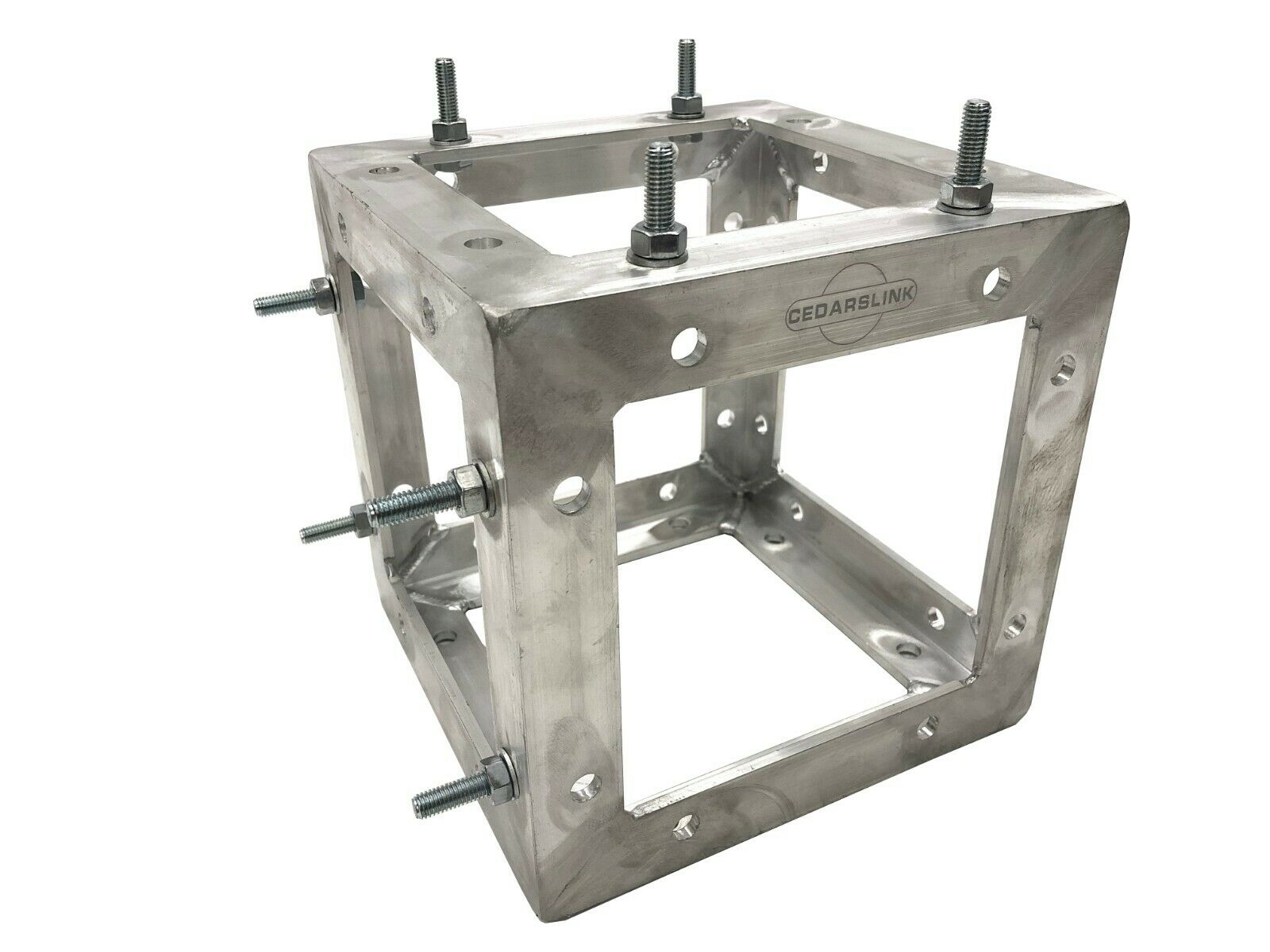 Aluminum Truss 6-way Cube Connector Bolt Style LK-STA Cedarslink 8"x8" Trussing