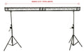 Two 10' Crank Up Stands With 13 ft Span Square Black Box Truss Segments Package