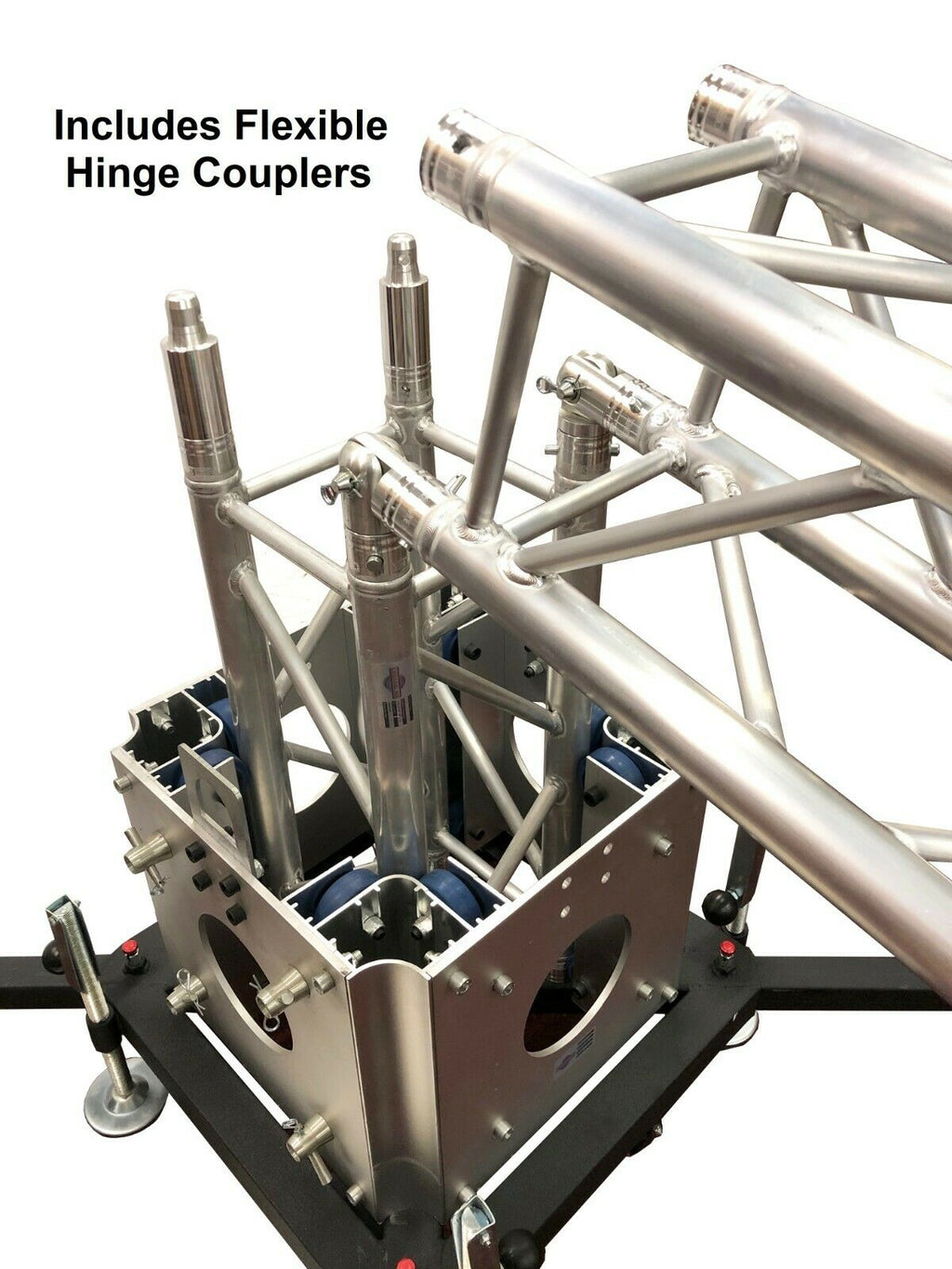 (2) 8.20 Ft. Height Ground Support Truss Lifting Tower Roof System Outriggers