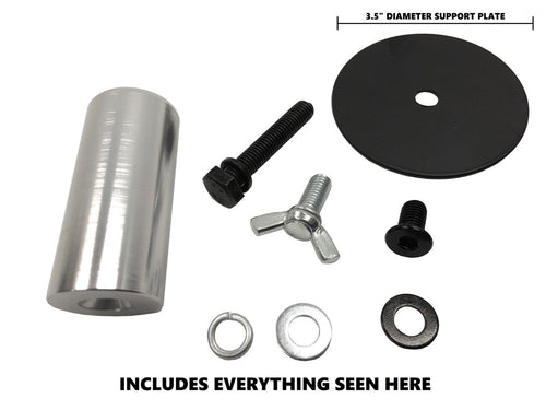 35mm. x 3" Aluminum Speaker Mount Pin Base For Truss Top Plates/Bases