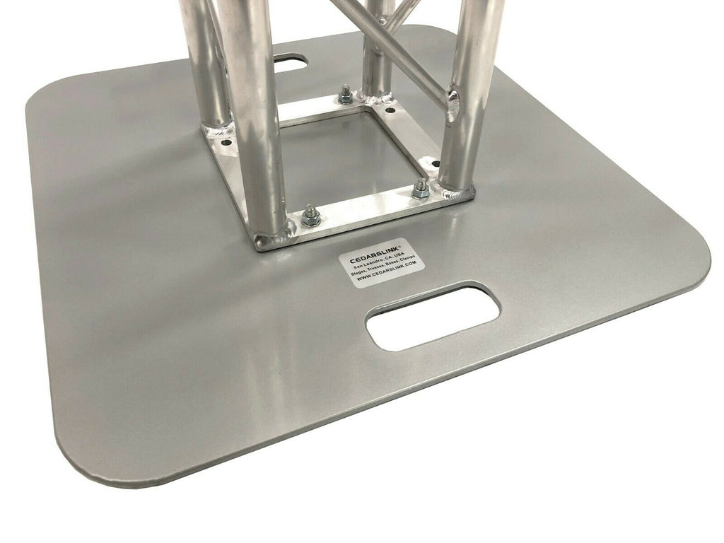 20"X20" Aluminum Base Plate/Top For Bolt Style LK-STA Cedarslink 8"x8" Trussing