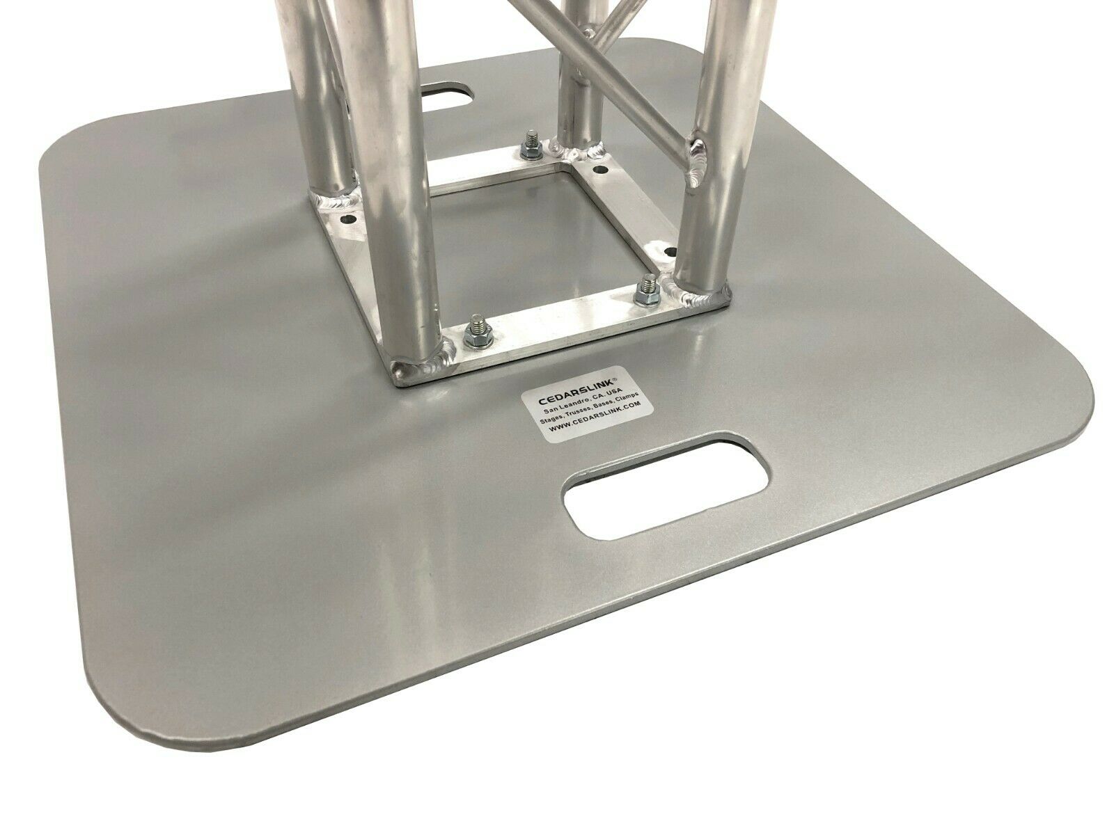 20"X20" Aluminum Base Plate/Top For Bolt Style LK-STA Cedarslink 8"x8" Trussing