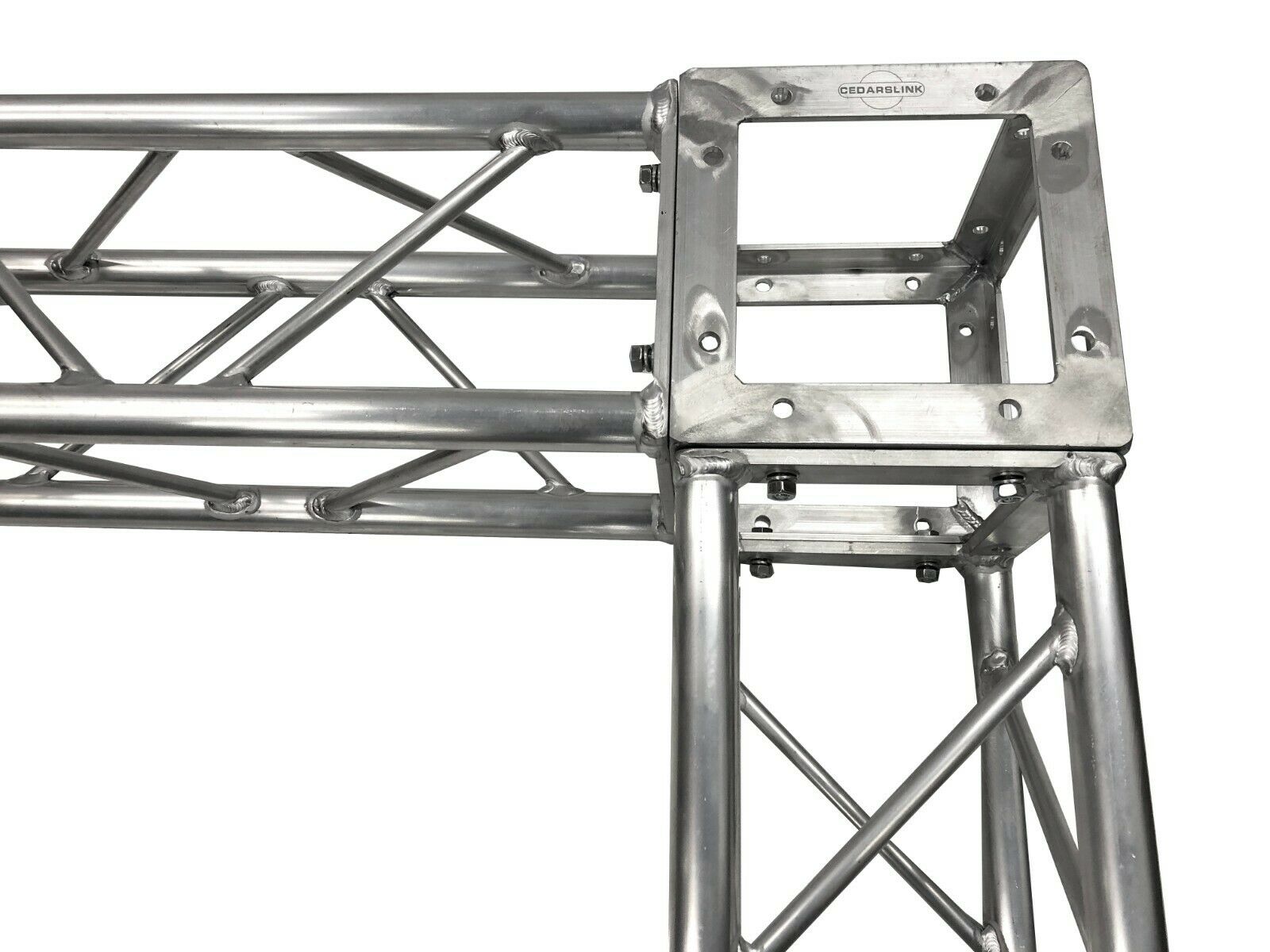 Aluminum Truss Goal Post 11.5 ft Wide Portable DJ Lighting System Bolt Connect