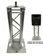 35mm. x 3" Aluminum Speaker Mount Pin Base For Truss Top Plates/Bases