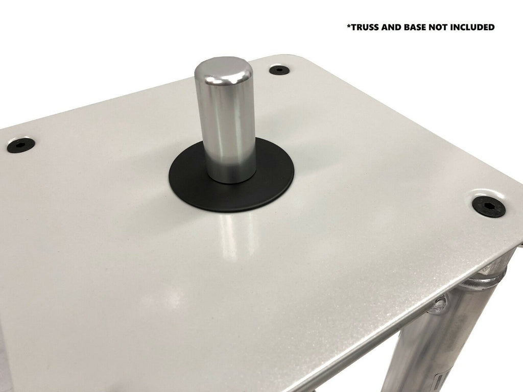 35mm. x 3" Aluminum Speaker Mount Pin Base For Truss Top Plates/Bases