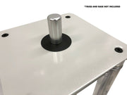 35mm. x 3" Aluminum Speaker Mount Pin Base For Truss Top Plates/Bases