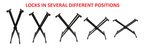 LK-XTD Black Keyboard Piano "X" Stand Electric Organ Rack Metal Height Adjustable New