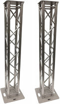 (2) DJ Lighting Aluminum Truss Light Weight Dual 6.56 ft Totem System Moving Head