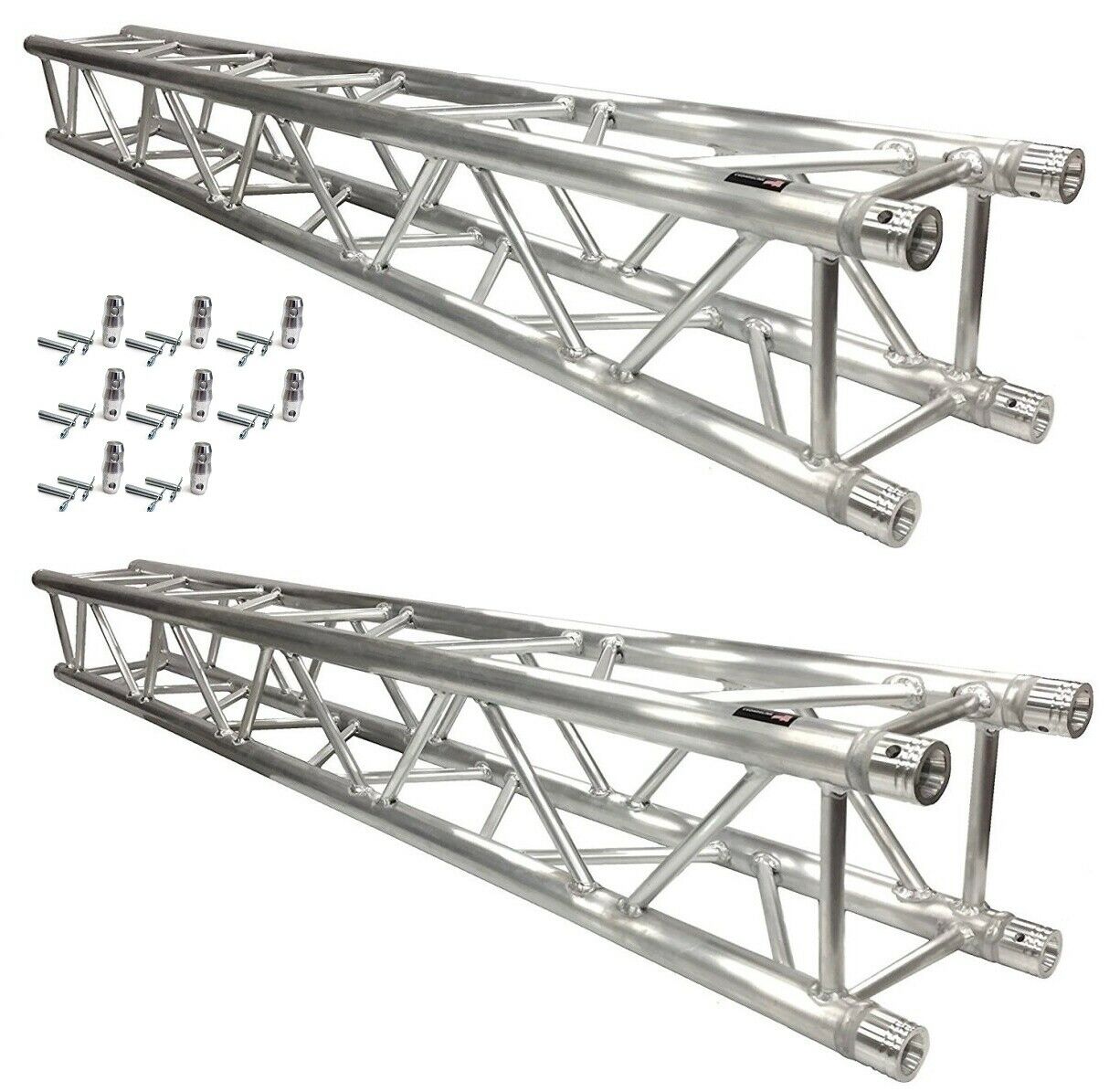 Two (2) LK-2.5 8.20 FT/2.5M Square Aluminum 290mm.x290mm. Box Lighting 2" Diameter Trussing
